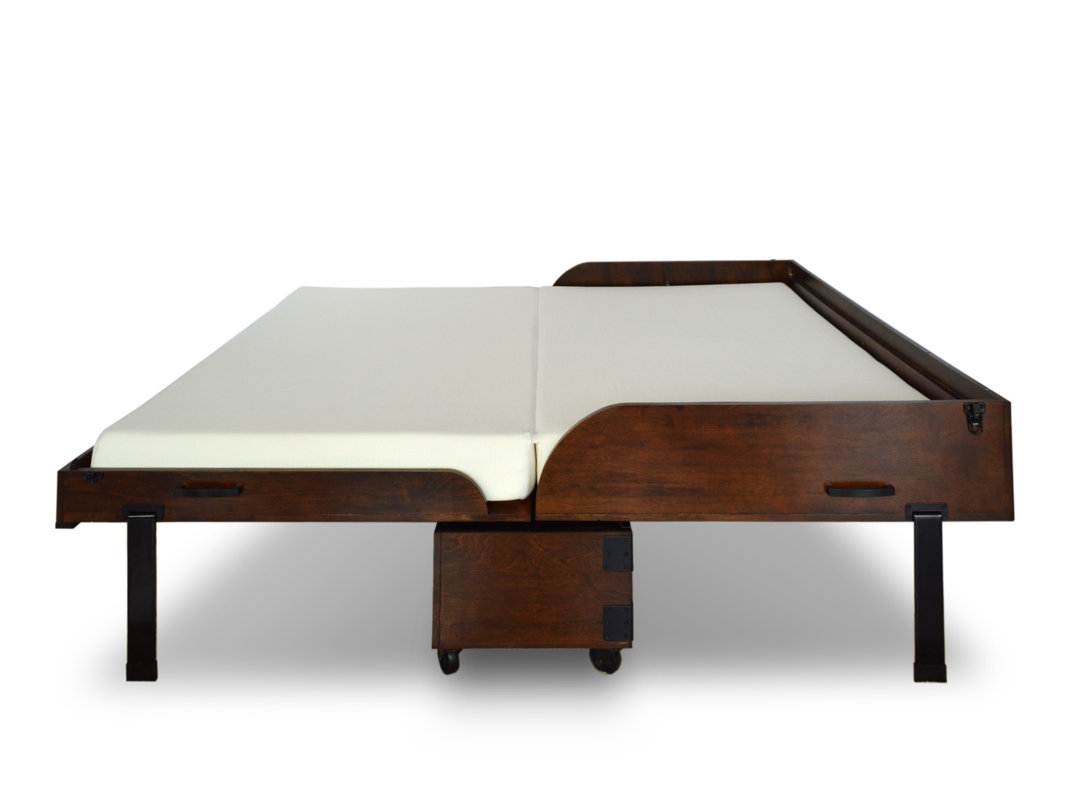 RoomAndLoft Rolling Queen Storage Murphy Bed with Mattress & Reviews